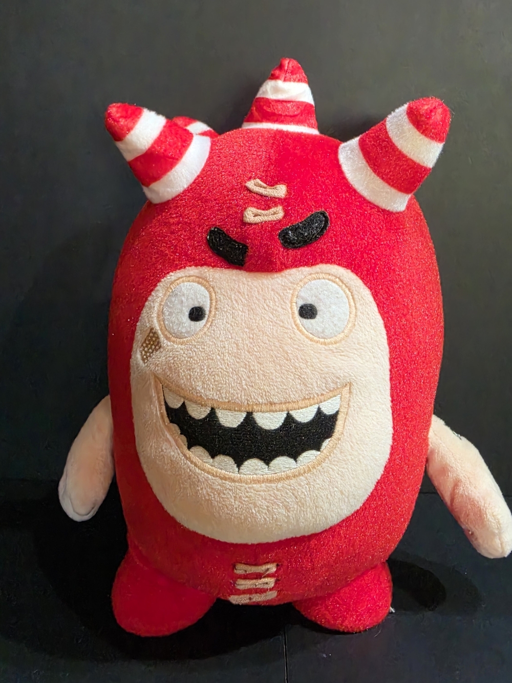 Oddbods Fuse Plush Red Stuffed Animal Character Toy 11" with Sound
